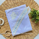 Cobija Diamante Doble Faz Oso Azul El Bebé Feliz